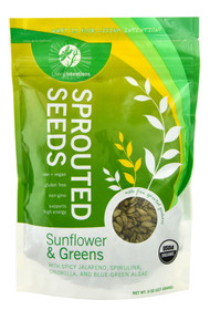 3 PACK of Living Intentions Activated Sprouted Seeds Jalapeno Mojo -- 8 oz