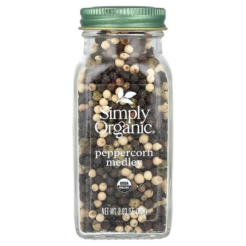 <img alt="Simply Organic, Peppercorn Medley, 2.93 oz (83 g)" title="Simply Organic, Peppercorn Medley, 2.93 oz (83 g),089836180407"
