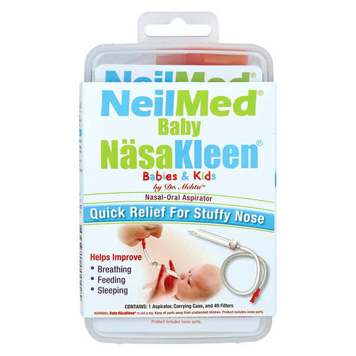 <img alt="NeilMed NasaKleen, Babies & Kids Nasal-Oral Aspirator, 1 Kit" title="NeilMed NasaKleen, Babies & Kids Nasal-Oral Aspirator, 1 Kit,894321000425"