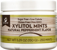 3 PACK OF Vitaco Xylitol Mints Peppermint -- 250 Mints