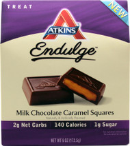 3 PACK of Atkins Endulge Treat Squares Milk Chocolate Caramel -- 5 Bars