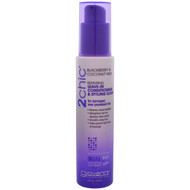 Giovanni, 2chic, Repairing Leave-In Conditioning & Styling Elixir, for Damaged Over Processed Hair, Blackberry & Coconut Milk, 4 fl oz (118 ml) (Discontinued Item)