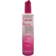 3 PACK of Giovanni 2chic Ultra-Luxurious Body Lotion Cherry Blossom & Rose Petals -- 8.5 fl oz