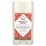 <img alt="Nubian Heritage, 24 Hour Deodorant, Coconut & Papaya, 2.25 oz (64 g)" title="Nubian Heritage, 24 Hour Deodorant, Coconut & Papaya, 2.25 oz (64 g),764302111085"
