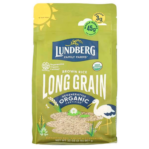 <img alt="Lundberg, Organic Brown Rice, Long Grain, 32 oz (907 g)" title="Lundberg, Organic Brown Rice, Long Grain, 32 oz (907 g),073416197640"