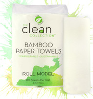 3 PACK of Vitaco - The Clean Collection Bamboo Paper Towels -- 4 Rolls (80 Sheets per Roll)