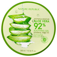 3 PACK of Nature Republic, Soothing & Moisture Aloe Vera 92% Soothing Gel, 10.56 fl oz (300 ml)