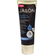 3 PACK of Jason Hand & Body Lotion Smoothing Coconut -- 8 oz