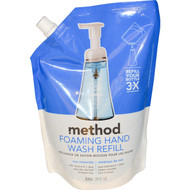 3 PACK of Method Foaming Hand Wash Refill Sea Minerals -- 28 fl oz