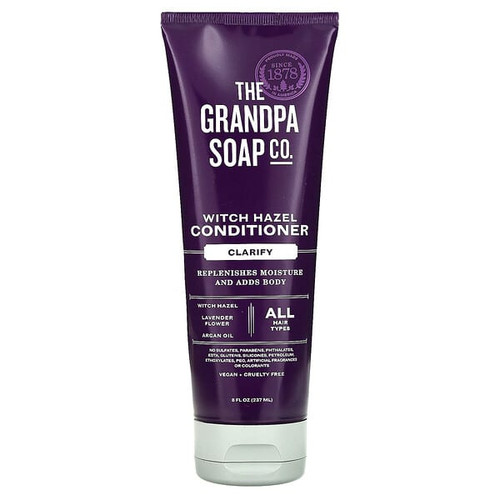 <img alt="The Grandpa Soap Co., Witch Hazel Conditioner, Clarify, All Hair Types, 8 fl oz (237 ml) (Discontinued Item)" title="The Grandpa Soap Co., Witch Hazel Conditioner, Clarify, All Hair Types, 8 fl oz (237 ml) (Discontinued Item),010486008513"