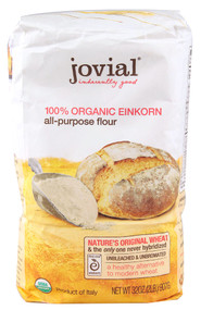 3 PACK of Jovial 100% Organic Einkorn All-Purpose Flour -- 2 lbs