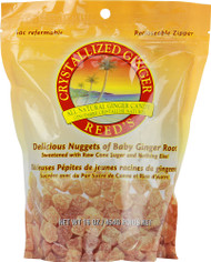 3 PACK of Reeds Crystallized Ginger Chews -- 16 oz