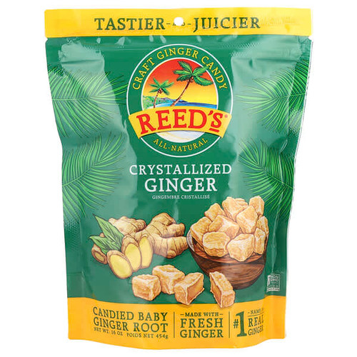 <img alt="Reeds, Craft Ginger Candy, Crystallized Ginger, 16 oz (454 g)" title="Reeds, Craft Ginger Candy, Crystallized Ginger, 16 oz (454 g),008274883336"
