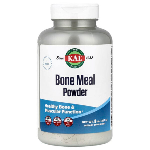 <img alt="KAL, Bone Meal Powder, 8 oz (227 g)" title="KAL, Bone Meal Powder, 8 oz (227 g),021245556299"