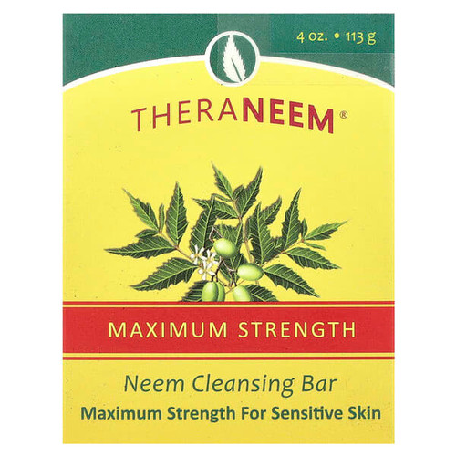 <img alt="Organix South, TheraNeem, Neem Cleansing Bar, Maximum Strength, For Sensitive Skin, 4 oz (113 g)" title="Organix South, TheraNeem, Neem Cleansing Bar, Maximum Strength, For Sensitive Skin, 4 oz (113 g),666183000130"