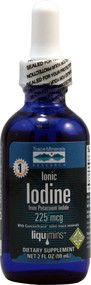 3 PACK of Trace Minerals Research Ionic Iodine Dietary Supplement -- 225 mcg - 2 fl oz