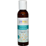 3 PACK of Aura Cacia, Aromatherapy Body Oil, Tranquil Chamomile, 4 fl oz (118 ml)