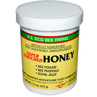 3 PACK of YS Eco Bee Farms Super Enriched Honey -- 11.4 oz
