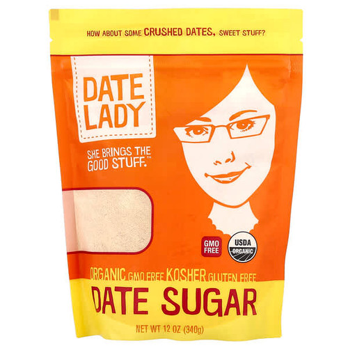 <img alt="Date Lady, Date Sugar, 12 oz (340 g)" title="Date Lady, Date Sugar, 12 oz (340 g),852078006121"