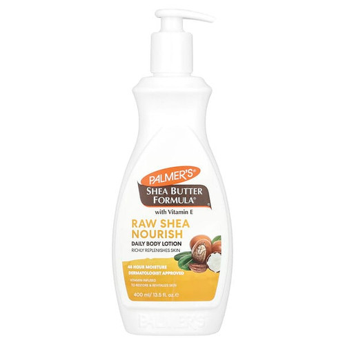 <img alt="Palmers, Shea Butter Formula with Vitamin E, Daily Body Lotion, 13.5 fl oz (400 ml)" title="Palmers, Shea Butter Formula with Vitamin E, Daily Body Lotion, 13.5 fl oz (400 ml),010181051654"