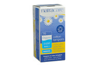 3 PACK of Natracare, Organic Cotton Tampons, Super, 16 Tampons