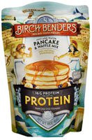 3 PACK of Birch Benders Protein Pancake & Waffle Mix Plain -- 16 oz