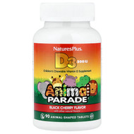 <img alt="NaturesPlus, Animal Parade, Vitamin D3, Black Cherry, 12.5 mcg (500 IU), 90 Animal-Shaped Tablets" title="NaturesPlus, Animal Parade, Vitamin D3, Black Cherry, 12.5 mcg (500 IU), 90 Animal-Shaped Tablets,097467299504"