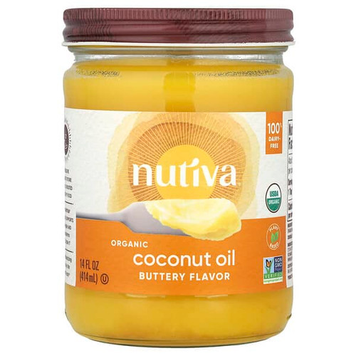<img alt="Nutiva, Organic Coconut Oil, Buttery, 14 fl oz (414 ml)" title="Nutiva, Organic Coconut Oil, Buttery, 14 fl oz (414 ml),692752106767"