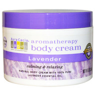 Aura Cacia, Aromatherapy Body Cream, Lavender, 8 fl oz (236 ml) -5 PACK