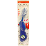 RADIUS, Original Toothbrush, Blue, Soft, Right Hand, 1 Toothbrush