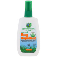 Greenerways, Bug Spray, Organic Bug Repellent, 4 fl oz (120 ml)