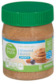 3 PACK of Simple Truth Almond Butter -- 12 oz