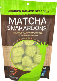 Laughing Giraffe Organics Matcha Snakaroons - 6 oz