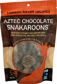 Laughing Giraffe Organics Aztec Chocolate Snakaroons - 6 oz