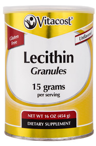 3 PACK of Vitaco Lecithin Granules Unflavored -- 15 grams per serving - 16 oz