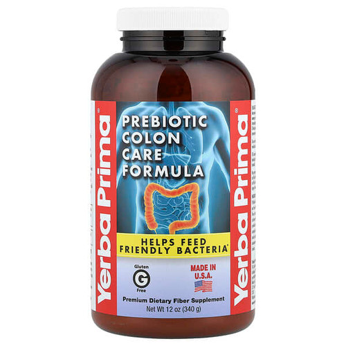 <img alt="Yerba Prima, Prebiotic Colon Care Formula, 12 oz (340 g)" title="Yerba Prima, Prebiotic Colon Care Formula, 12 oz (340 g),046352002040"