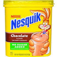 Nesquik, Nestle, Chocolate Flavor, No Sugar Added, 16 oz (453 g)