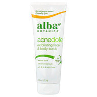 <img alt="Alba Botanica, Acnedote, Exfoliating Face & Body Scrub, 8 fl oz (237 ml)" title="Alba Botanica, Acnedote, Exfoliating Face & Body Scrub, 8 fl oz (237 ml),724742007614"