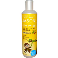 3 PACK of Jason Natural, Kids Only, Extra Gentle Shampoo, 17.5 fl oz (517 ml)