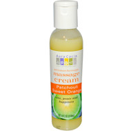 Aura Cacia, Aromatherapy Massage Cream, Patchouli Sweet Orange, 4 fl oz (118 ml)