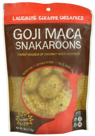 Laughing Giraffe Organics, Snakaroons Gluten Free,  Goji Maca - 6 oz