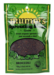 Mumms, Organic Sprouting Seeds Broccoli - 3.4 oz