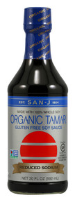 San-J, Organic Reduced Sodium Gluten Free Tamari Soy Sauce - 20 fl oz