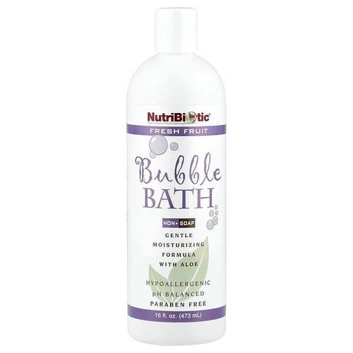 <img alt="NutriBiotic, Bubble Bath, Non-Soap, Fresh Fruit, 16 fl oz (473 ml)" title="NutriBiotic, Bubble Bath, Non-Soap, Fresh Fruit, 16 fl oz (473 ml),728177010355"