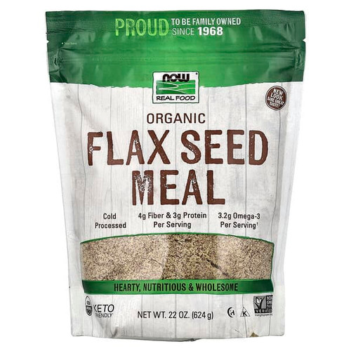 <img alt="NOW Foods, Real Food, Organic Flax Seed Meal, 22 oz (624 g)" title="NOW Foods, Real Food, Organic Flax Seed Meal, 22 oz (624 g),733739062567"