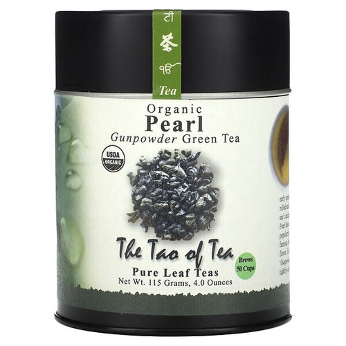 <img alt="The Tao of Tea, Organic Gunpowder Green Tea, Pearl, 4 oz (115 g)" title="The Tao of Tea, Organic Gunpowder Green Tea, Pearl, 4 oz (115 g),689951310651"