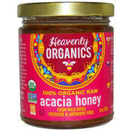 Heavenly Organics Organic Raw Acacia Honey -- 12 oz