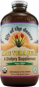 Lily of the Desert Organic Aloe Vera Juice Inner Fillet - 32 fl oz