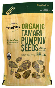 Woodstock, Organic Tamari Pumpkin Seeds - 9 oz