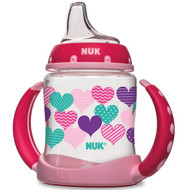 3 PACK of NUK, Learner Cup, 6+ Months, Pink, 1 Cup, 5 oz (150 ml)
